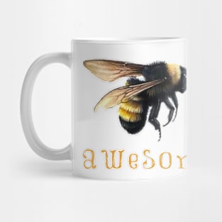 Bee Awesome ~ Yellow Mug